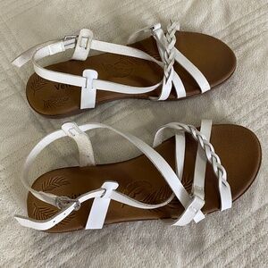 White women sandals